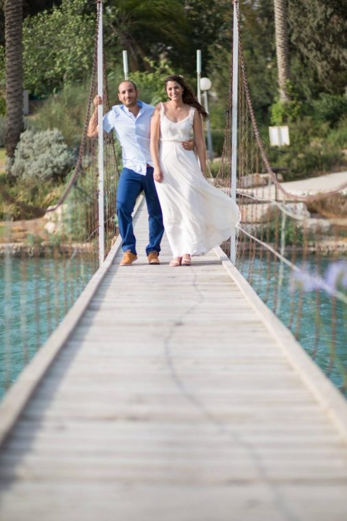 שמלה בסגנון כפרי של שימקה + הינומה