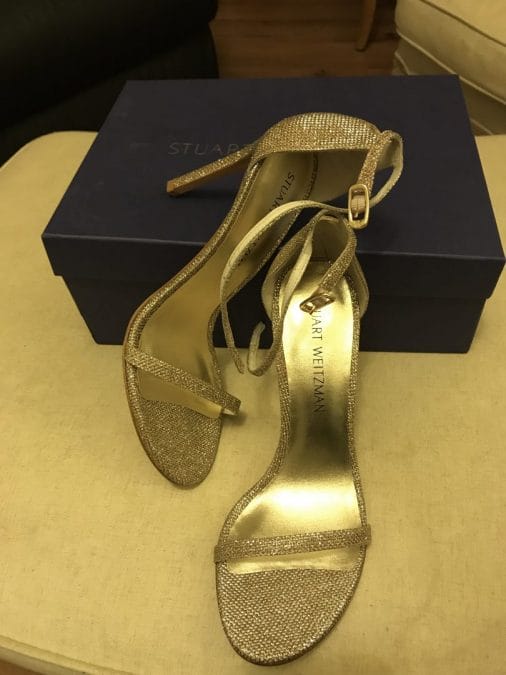 סנדל חדש שלא ננעל מעולם- stuart weitzman