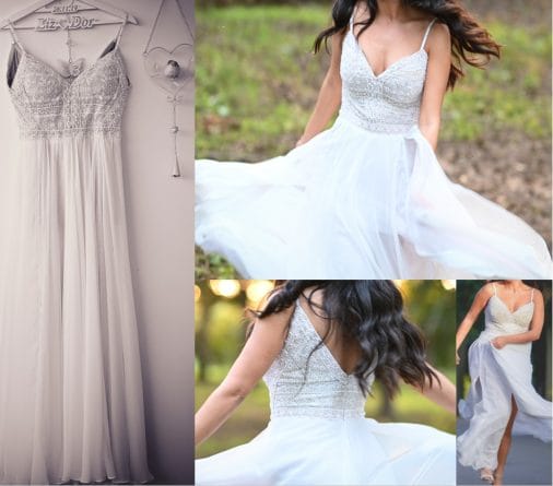 שמלת כלה עדינה וקלאסית