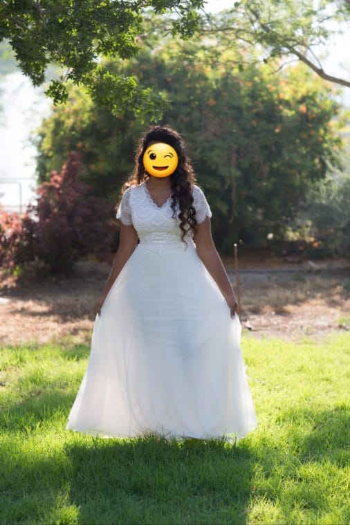 שמלת כלה מהממת!! ומאוד נוחה למהלך היום