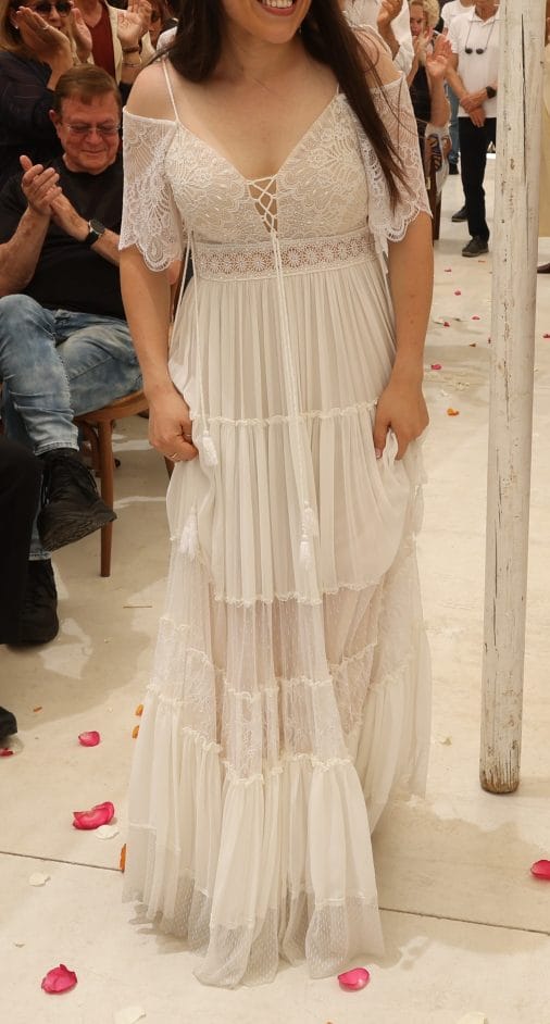 שמלת כלה בוהו שיק של ענבל רביב