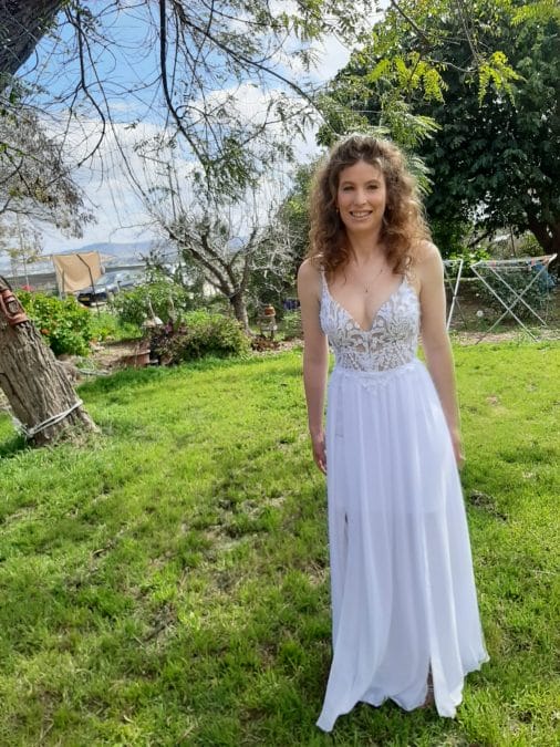 שמלת כלה שנלבשה פעם אחת